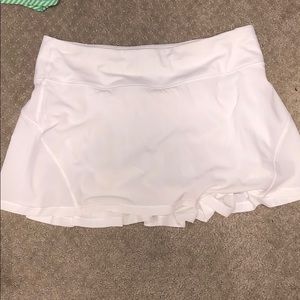 White lululemon skirt, worn once